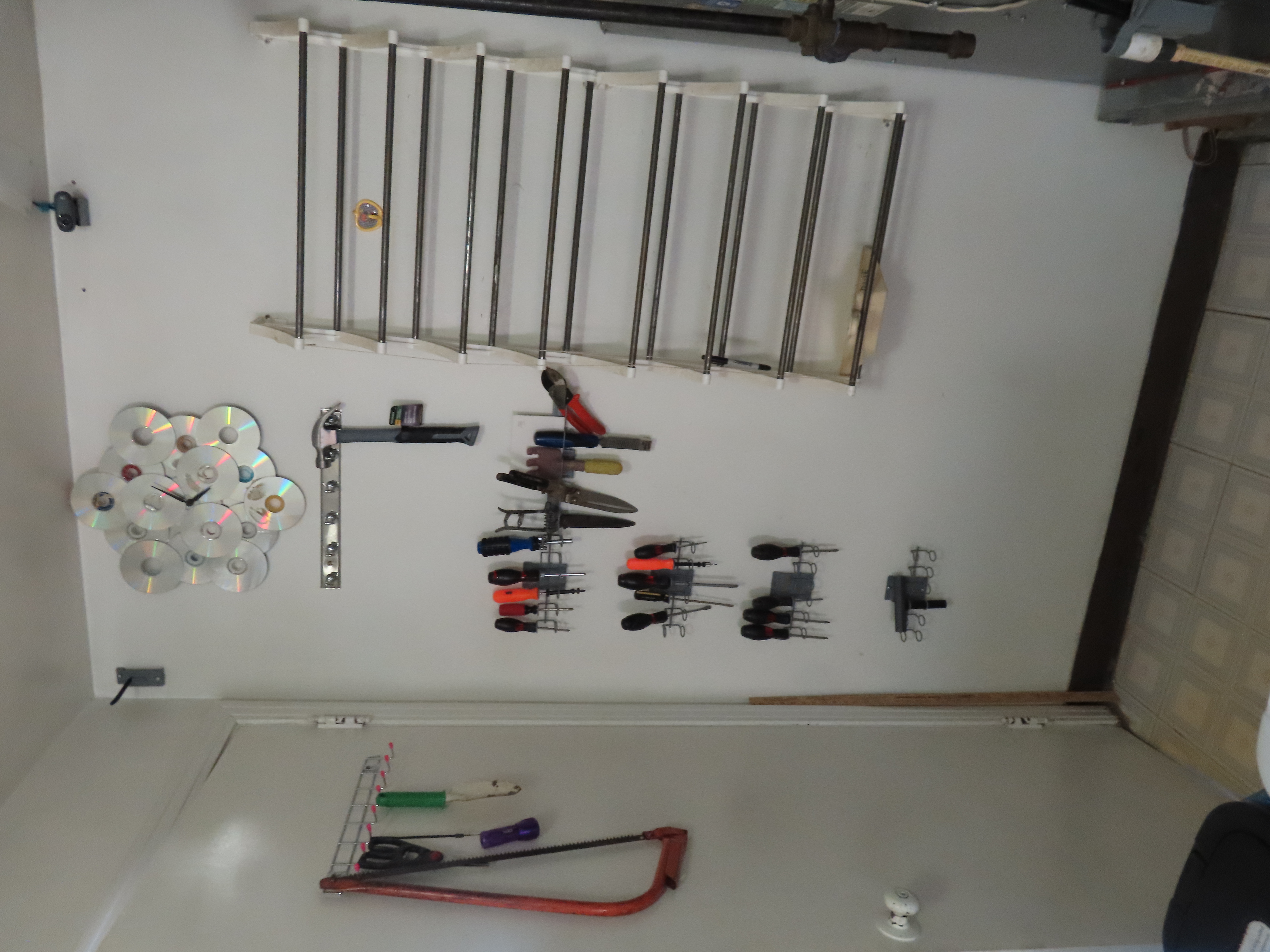 Utility room tool storage